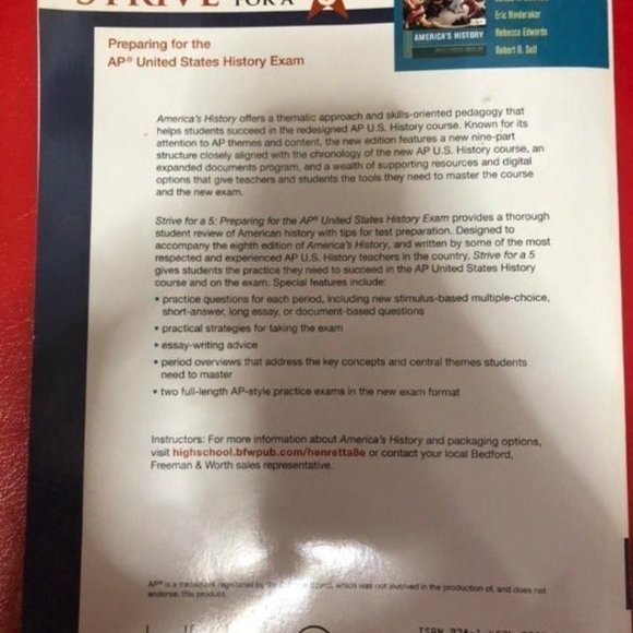 Strive for a 5 Preparing for APUSH Exam - Picture 2 of 4